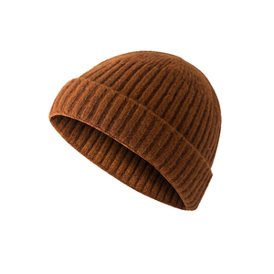 Retro yuppie bowler hat leather Korean autumn and winter male woolen Dome hat female landlord hat tide - Product Image 3