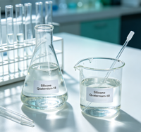 Micro-émulsion capillaire transparente au silicone Quaternium-18, Trideceth-3, Trideceth-7 pour la réparation des cheveux abîmés
