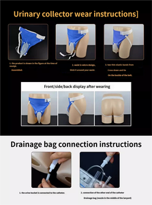 ถุงเก็บปัสสาวะซิลิโคนสำหรับผู้สูงอายุที่ติดเตียง ขายตรงจากโรงงาน ป้องกันการรั่วซึม - Product Image 4