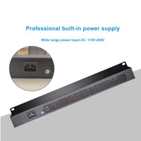 Switch Manajemen Enterprise 36 Port L3 PoE, 8 Port Combo, 4 Port 10G SFP, 802.3af/at ERPS Ring Network, Catu Daya Terintegrasi