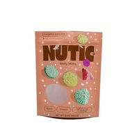 Food Grade Herbruikbare Matte Print Gealuminiseerde Stand-Up Ziplock Bag Gekleurde Plastic Zak Met Venster Voor Noten Droog Fruit Verpakking