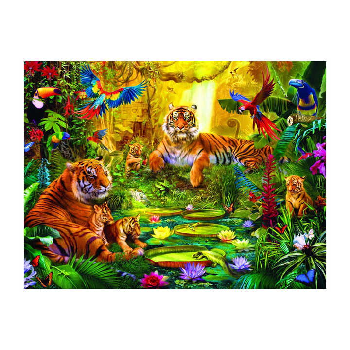 Quebra-cabeça Importado (3973) Puzzle 3d 1000pcs* Tigre