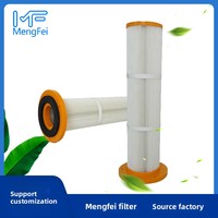 Filtre Meng Fei G2160-TPU avec capuchon en PU pour équipement de machinerie de transport, cartouche filtrante anti-poussière, purificateur fabriqué en Chine