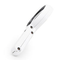 2X Handheld Magnifier Illuminated Desktop Magnifying Glasses with 8 LED Lights & Foldable Handle Magnifier