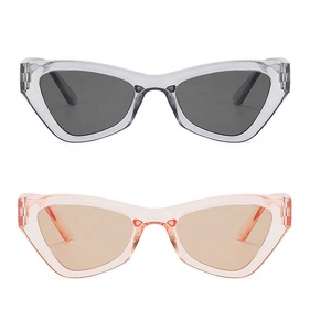 แว่นกันแดดทรงแคทอายกรอบพลาสติกสไตล์วินเทจแฟชั่นใหม่สำหรับผู้หญิง ดีไซน์เนอร์แบรนด์ดัง - Product Image 2