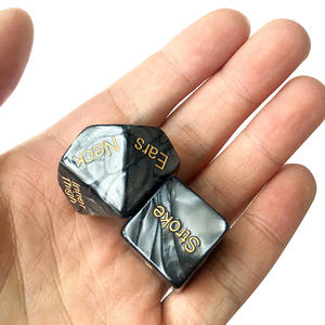 4 pièces/ensemble vilain 60 préliminaires érotiques 24 Positions sexuelles jeu sexuel cadeau jouets sexe dés pour adultes Couples jeunes mariés - Product Image 4