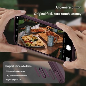 Funda Magnética Translúcida Mate de Alta Calidad para iPhone 18 17 Pro Max 360 °   Soporte de Anillo con Botones Táctiles AI y Funda Antigolpes - Product Image 5