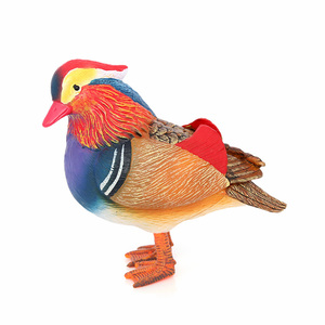 Bán buôn rắn PVC mô phỏng bức tượng mô hình Mandarin vịt con số động vật bức tượng nhỏ đồ chơi - Product Image 5