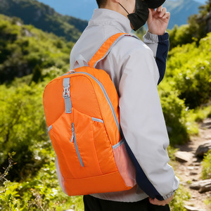 Outdoor Backpack 18 In Foldable Waterproof Travel Hiking Bag Unisex Solid Color - Product Image 4