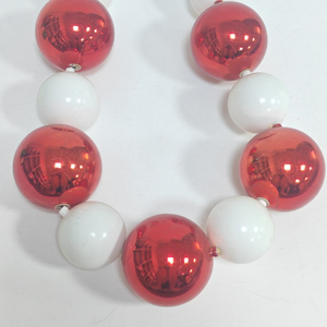 Perline Jumbo STAR Rosse e Bianche o Verdi e Bianche per Decorazioni di Carnevale e Feste Natalizie, Vendita all'Ingrosso - Product Image 6