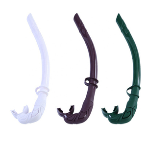 ท่อดำน้ำสำหรับผู้ใหญ่,สน็อกเกิลดำน้ำทำจากซิลิโคนพับได้ - Product Image 1