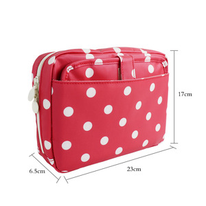 Toilet <b>Bag</b> Custom Logo Makeup <b>Bag</b> High Quality PU Leather Waterproof Cosmetic Toiletry Travel <b>Bag</b> With Zipper wash <b>bags</b> - Product Image 5