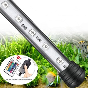 Voorraadopruiming: 28CM Afstandsbediening & Knopbediening Acryl <span class=keywords><strong>LED</strong></span> Visbaklamp IP68 Waterdicht RGB Kleurrijke Aquariumverlichting - Product Image 1