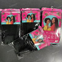Produits Tendance Extensions de Cheveux Afro Crépus en Vrac 12" Cheveux Kinky Twist Tressage Marley pour Tresse Synthétique au Crochet