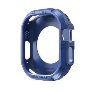 Precio de fábrica Correa <span class=keywords><strong>Applewatch</strong></span> Ultra 49mm funda de reloj para Apple Watch funda de fibra de carbono TPU funda protectora para reloj inteligente - Product Image 4