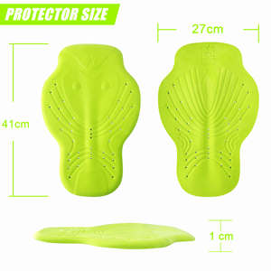 YOUNGSON CE Level 1 Certified SPO Armor Pads <b>Back</b> Shoulder Elbow Knee <b>Protectors</b> Advanced Protection Shock Absorption for - Product Image 3