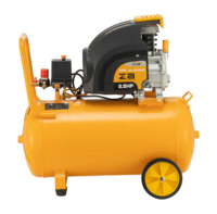 Usine professionnelle chinoise pas cher 50L Piston électrique Portable personnalisable compresseur d'air à entraînement direct