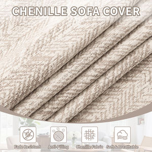 Housse de canapé en coton et polyester en forme de L, élégante, protection contre les éclaboussures, housse de canapé pour appartement, sur mesure - Product Image 3