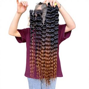 Extensions de cheveux humains vierges non traités Remy brésiliens vietnamiens lisses comme des baguettes, qualité 12A, 8-30 pouces - Product Image 1