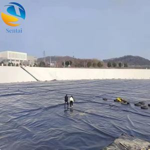 Géomembrane HDPE anti-UV pour couvertures flottantes sur étangs d'évaporation, lagons d'eaux usées, fermes piscicoles, barrages - Product Image 2