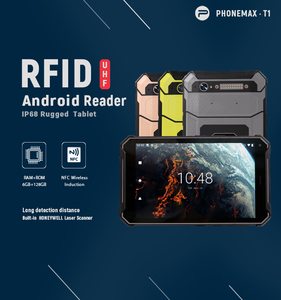 Phonemax IP68 8 pulgadas resistente Android 10 Tablet NFC 2D escáner <span class=keywords><strong>de</strong></span> código <span class=keywords><strong>de</strong></span> barras 12100mAh Batería grande 4G USB Octa <span class=keywords><strong>WiFi</strong></span> pantalla táctil - Product Image 3