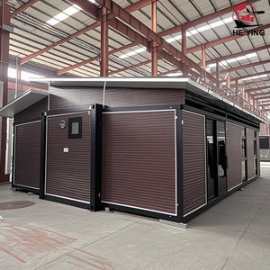 منزل حاويات قابل للطي والتوسيع بحجم 20 قدم و40 قدم من الصين، منزل متنقل مسبق الصنع بغرفتين أو ثلاث غرف نوم مع حمام ومطبخ للفنادق - Product Image 4