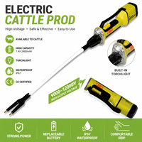 Piquet électrique haute visibilité pour le gestionnement des clôtures de chevaux, bovins et ovins dans les fermes extérieures