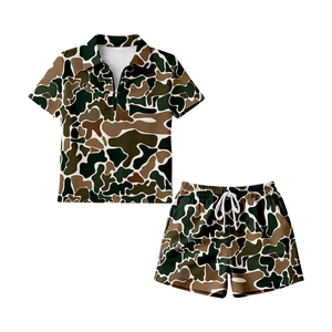 Tenues en coton pour femmes adultes, t-shirts personnalisés imprimés camouflage gris GSSO3312, vente en gros pour boutiques. - Product Image 2