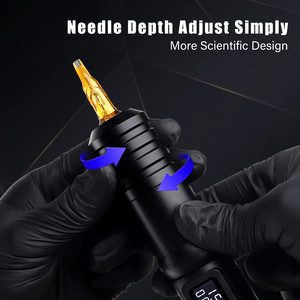 <span class=keywords><strong>Ambition</strong></span> Flash - Pistola de Tatuaje Eléctrica Permanente con Pantalla Digital de 2400 mAh, Pluma de Tatuaje Profesional Inalámbrica con Motor Rotatorio sin Núcleo - Product Image 5