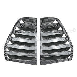 Cubierta Decorativa para Ventana Trasera de Coche, Aspecto Negro Brillante/Carbono, Rejilla para Ventana Lateral, para Volkswagen Golf 5 MK5 - Product Image 3