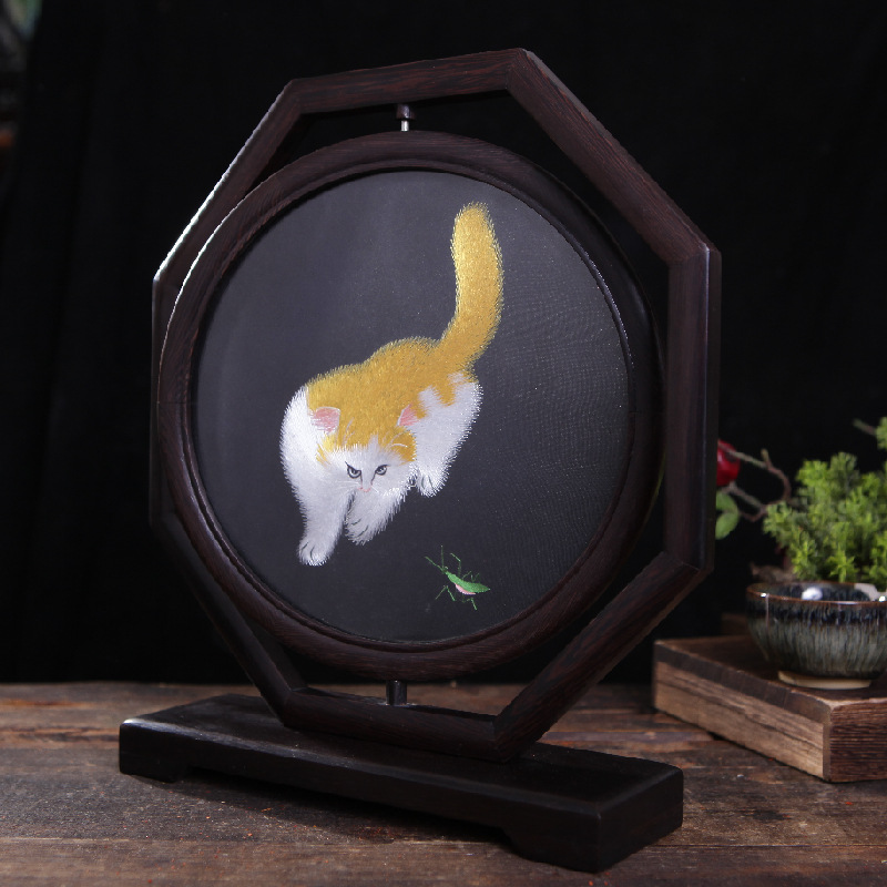 Chaton double face, couleurs différentes 1