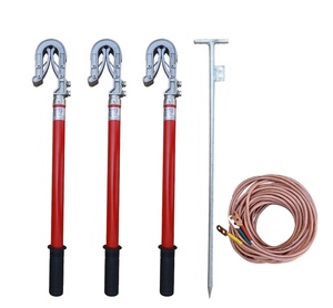 Set di Messa a <span class=keywords><strong>Terra</strong></span> Portatile ad Alta Tensione 15kV con Cavo di Protezione in Alluminio - Certificato ISO9001 - Product Image 3