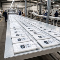 Grands sacs en plastique recyclables, résistants à l'humidité, en PE, pour le stockage en entrepôt, l'emballage de marchandises volumineuses
