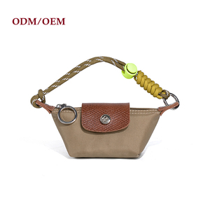 Personalized Fashion Summer Mini Lipstick <b>Storage</b> Bag Small Hanging Waterproof Zipper Portable Light <b>Weight</b> Coin Purse Keychain - Product Image 1