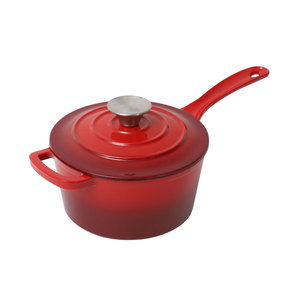 <span class=keywords><strong>Casserole</strong></span> <span class=keywords><strong>en</strong></span> <span class=keywords><strong>fonte</strong></span> émaillée rouge E-Top avec couvercle, 2,8 litres, casseroles <span class=keywords><strong>en</strong></span> <span class=keywords><strong>fonte</strong></span> émaillée, faitout, ustensiles de cuisine pour tous les types de cuisinières - Product Image 1