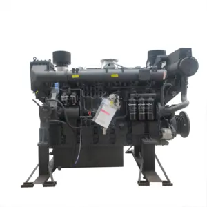 Motor diésel marino de la serie SDEC SC33W, barco de alta potencia de 6 cilindros, motor de barco de carga marina de 1100HP