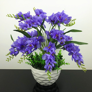 ดอกไม้ประดิษฐ์9ดอกกล้วยไม้ประดิษฐ์ของขวัญบอนไซประดิษฐ์ทำจากพลาสติก - Product Image 2