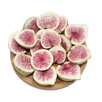 Gesneden gevriesdroogde vijgen, zoete smaak, geconserveerd, gezonde snack, natuurlijke stijl, vacuüm verpakt, bulk groothandel gedroogd fruit