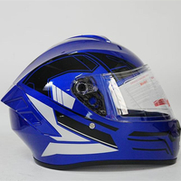 Nouveau casque de moto intégral homologué DOT en ABS pour adultes, fermeture rapide, design graphique, doublure en mousse, toutes saisons, 1 an