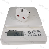 Convertisseur de courant électrique 3pin uk to eu prise UK to EU VDE plug travel power adapter