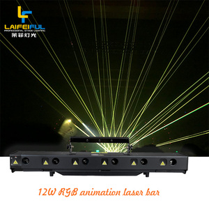 Venta al por mayor 12 vatios RGBW Stage Laser Light 6-Head Animation Laser Bar <span class=keywords><strong>para</strong></span> DJ Dancing Floor Party Technology; Económico - Product Image 2