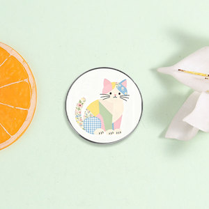Badges ronds personnalisés imprimés pour le dropshipping – Épingles de revers sur mesure avec dessins animés, citations inspirantes, animaux et plantes - Product Image 2