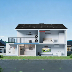 Wall-<b>Mounted</b> 5.22kWh 10.44kWh 15.66kWh 20.88kWh Solaire Lithium Iron Phosphate <b>Battery</b> Pack and All in One - Product Image 3