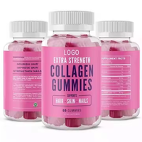 Gummies Collagène et Vitamine C Marque Privée OEM pour Beauté Cheveux Peau Ongles – Éclaircissant Non-OGM