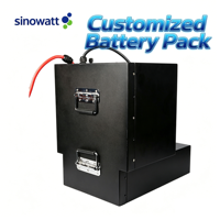 Pack de batteries Li-ion haute tension 48V 52V 60V avec BMS intelligent pour moto électrique, vélo électrique, trottinette électrique, pack de batteries personnalisé