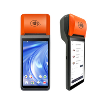 IMachine AP12 PLUS Android 14.0 4G NFC Tarjeta SIM Bluetooth Máquina de Pago POS de 5 Pulgadas con Impresora Térmica para Restaurantes y Supermercados