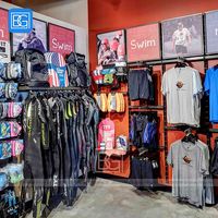 Panneau mural, présentoir de chaussettes, support de suspension de vêtements haute visibilité, système d'organisation de vêtements au détail, unité de merchandising visuel