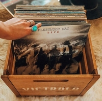 Multifunktion ale Aufbewahrung sbox für Schallplatten Aufbewahrung sbox für Massivholz kisten