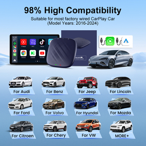 Qcm6125 Tbox cộng với 10g đám mây Sim Thẻ ai hộp Dongle đa phương tiện xe chơi 64GB Dongle carlink <span class=keywords><strong>Android</strong></span> hộp không dây Carplay Adapter - Product Image 4