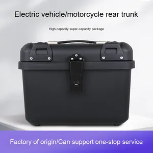 Caja de almacenamiento de coche de batería de maletero de vehículo eléctrico de gran capacidad nueva caja trasera de motocicleta Universal para equipaje - Product Image 3
